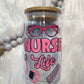 Nurse life Glass Libby cup