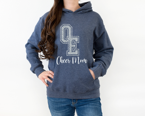 OE Cheer Mom Crewneck or Hoodie