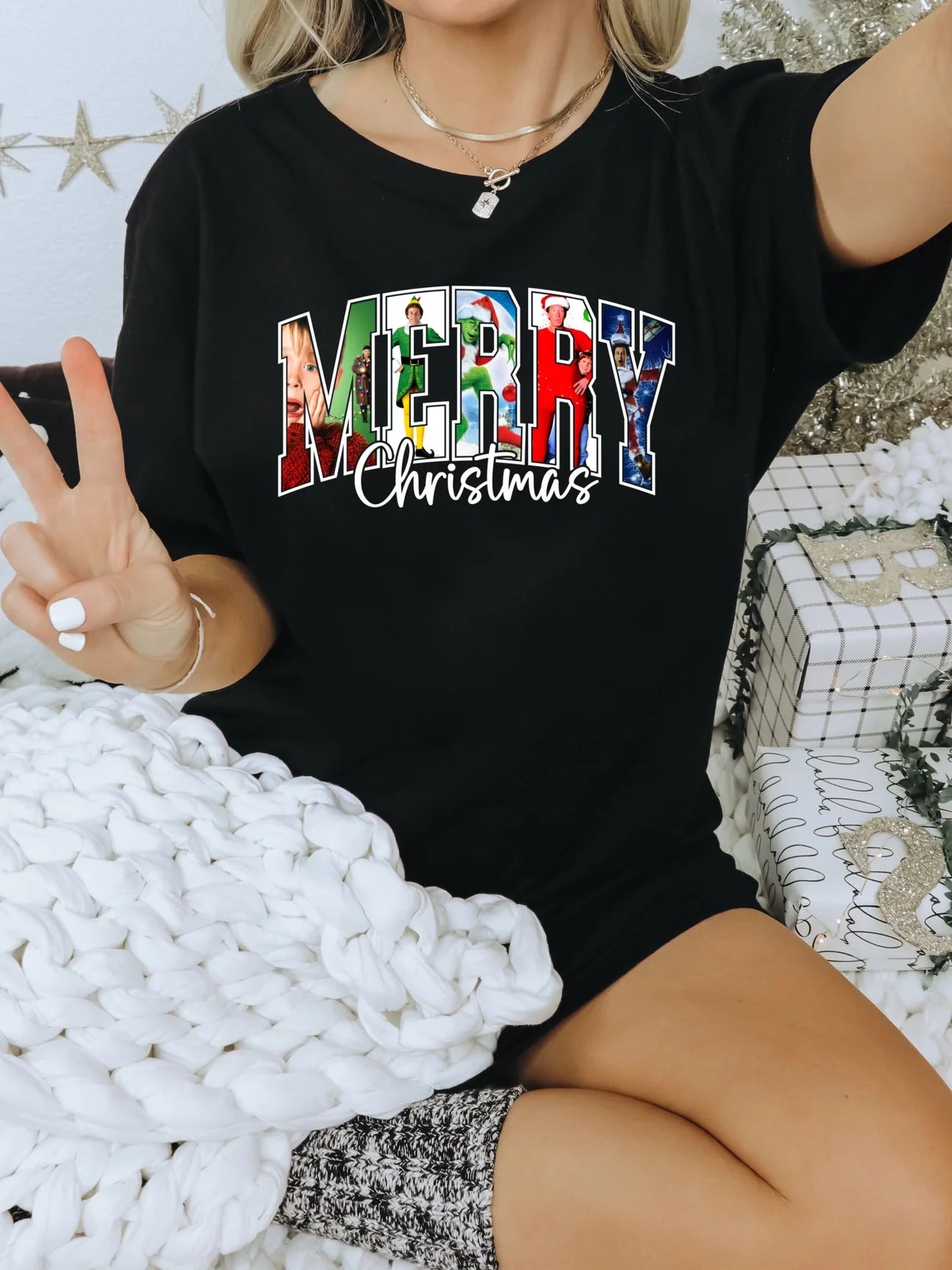 Movie Merry Christmas Crewneck