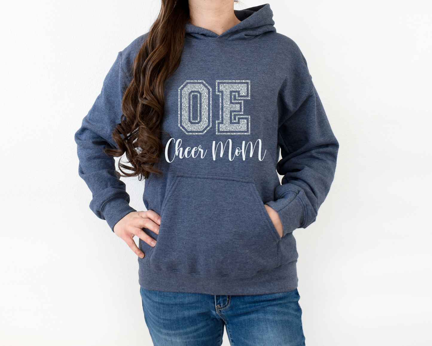 OE Cheer Mom Hoodie Or Crewneck