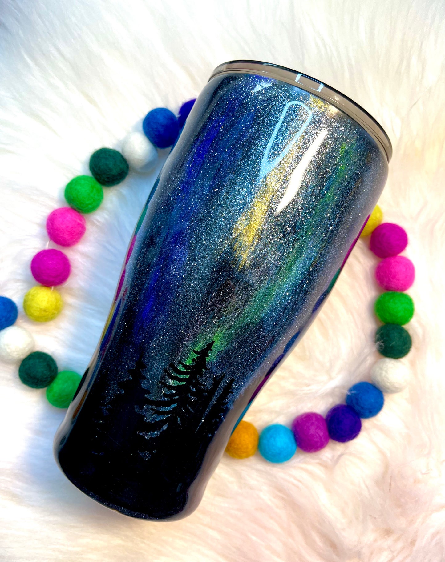 30oz Northern Lights Ink Tumbler